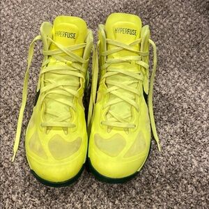 Men’s Nike Hyperfuse Bright Yellow Athletic Shoes